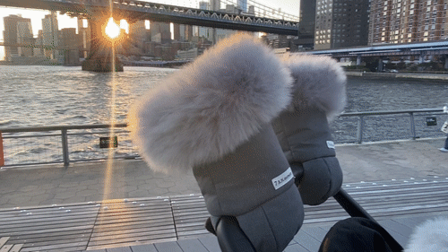 Heather Grey Dark - Arctic Faux Fur//