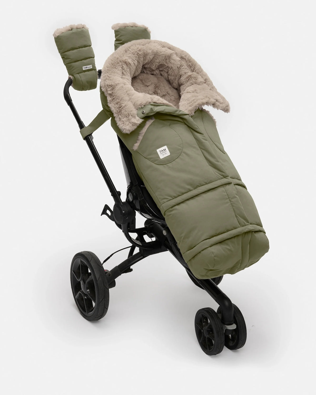 Woodland Greige Faux Fur//
