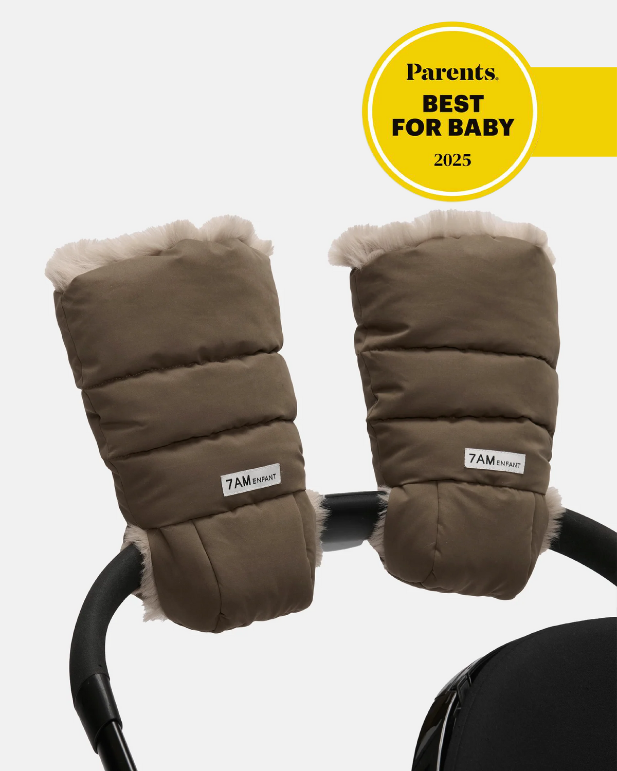 Moss Brown Greige Faux Fur//