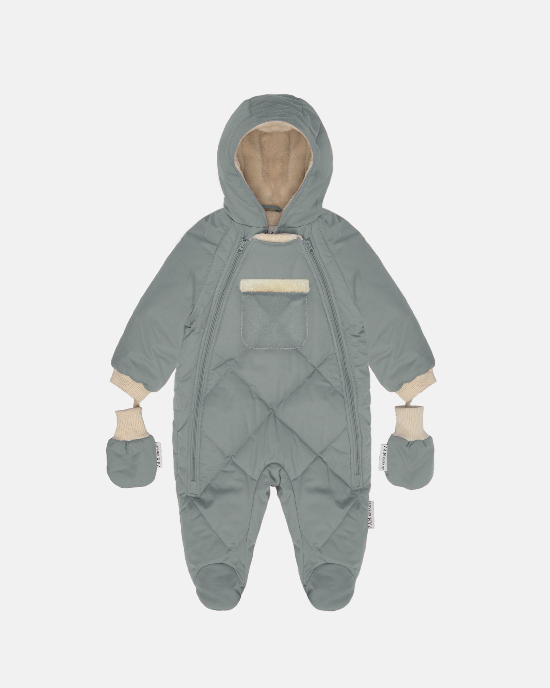 H and m baby snowsuit sale